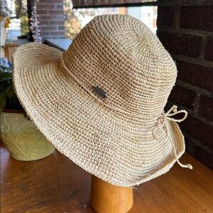 Wallaroo Hat Co Catalina summer woven raffia hat w/adjustable inner band